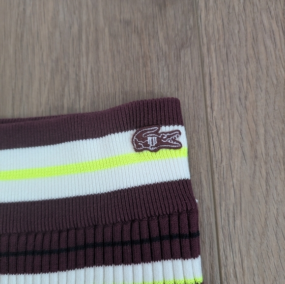 NWT Lacoste x EleVen by Venus | Striped Ribbed Lounge Shorts - Picture 6 of 15